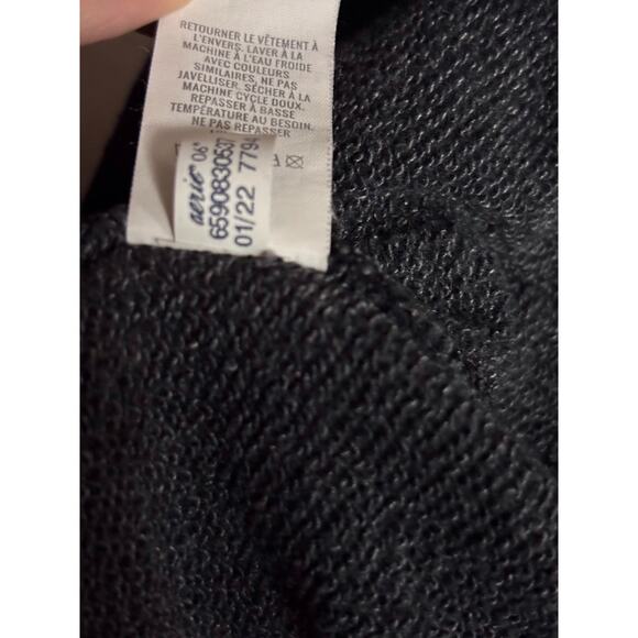 Aerie black sweat shorts raw hem extra small - Picture 3 of 5